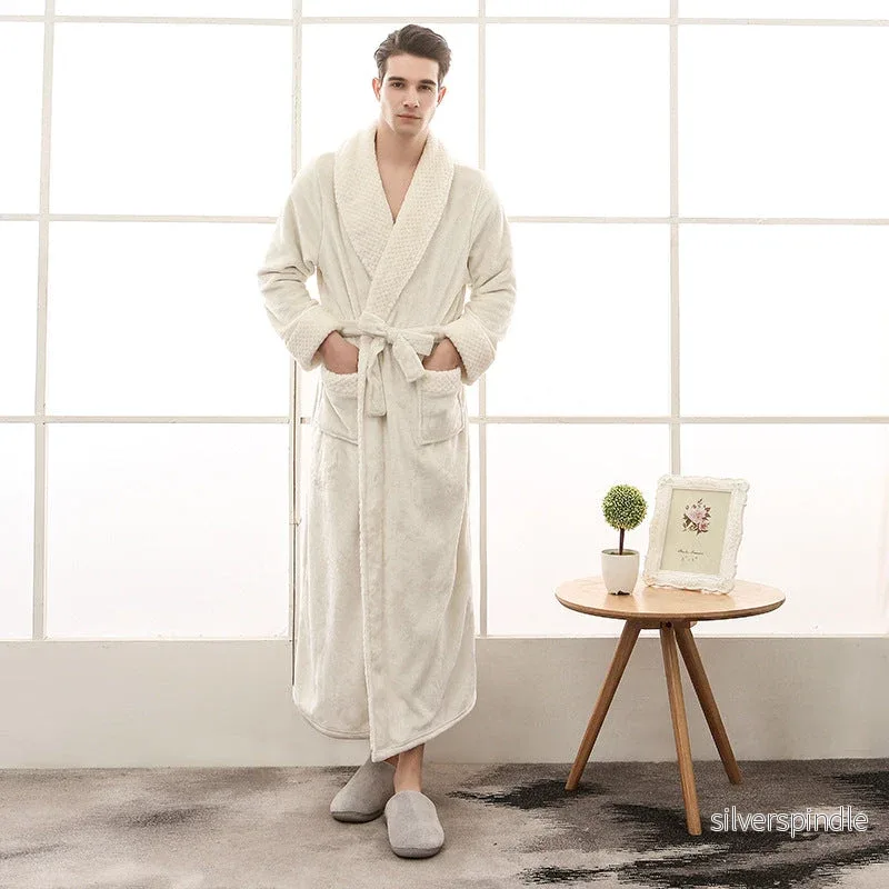 Morgonrock | Unisex Badrock i Ultramjukt Material med Justerbart Bälte | Lång och Elegant för Ultimat Komfort - Bild 3