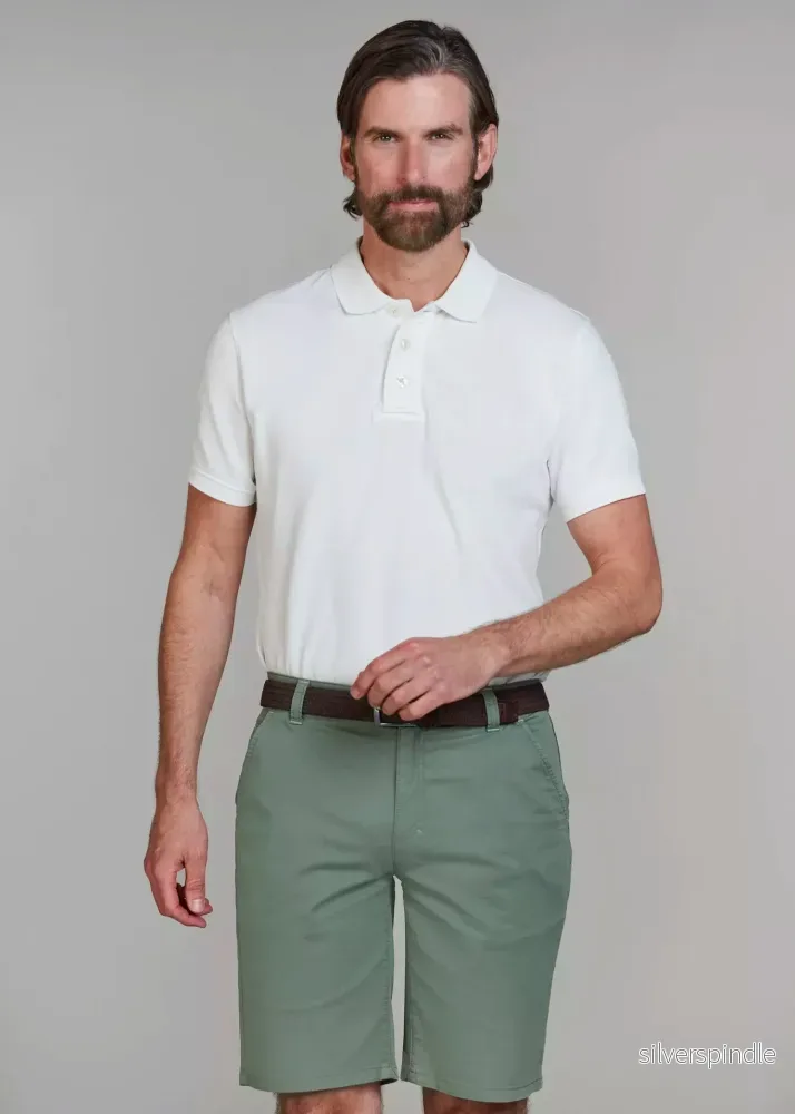 Hansen & Jacob Classic Chino Shorts Green
