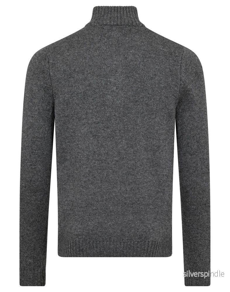 BS Alrek Regular Fit Stickat - Grey - Bild 2