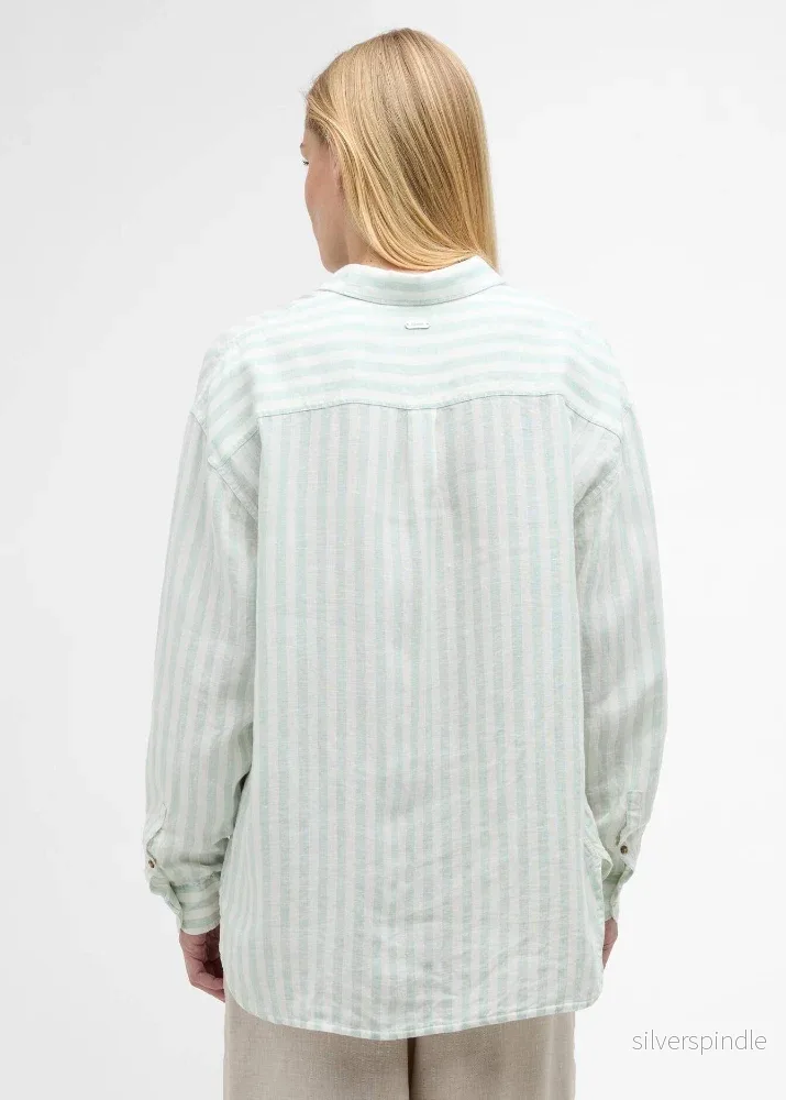 Barbour Annie Shirt Spearmint Stripe - Bild 3