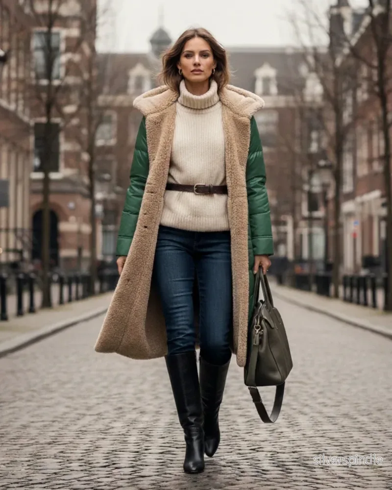 Sofia | Elegant Lång Vinterkappa Dam Med Isolerat Foder Sofia | Elegant Lång Vinterkappa Dam Med Isolerat Foder