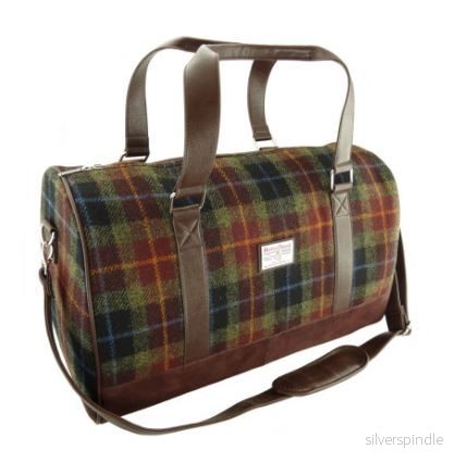 Glen Appin - Clyde Weekendbag brun tartan