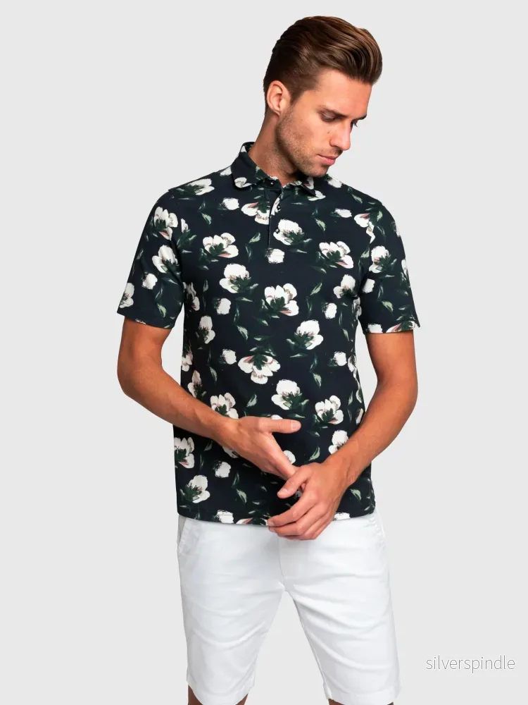 BS Phi Regular Fit Polo - Navy - Bild 3