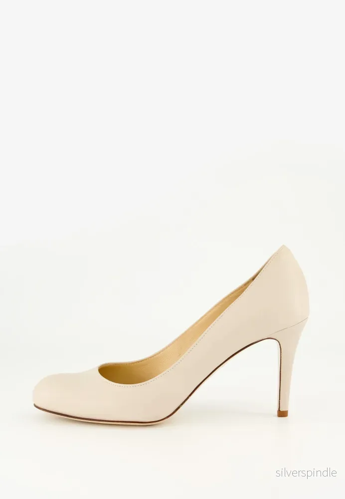 BEIGE PUMPS RUNDAD TÅ - Beige - Bild 3