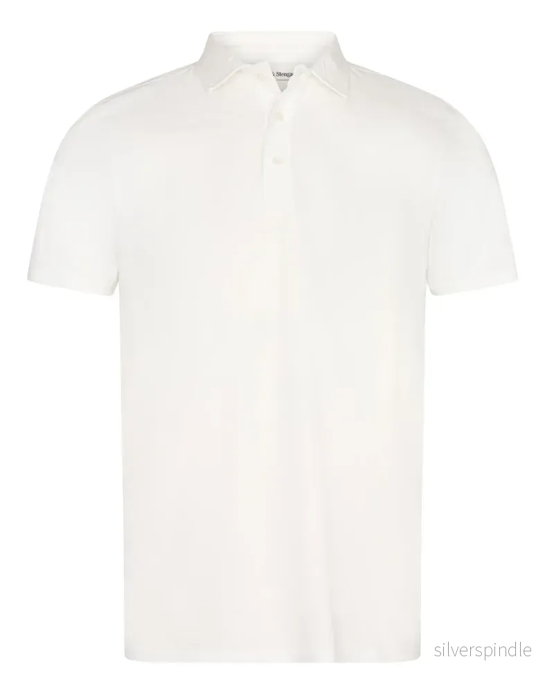 BS Natesan Regular Fit Piké - White