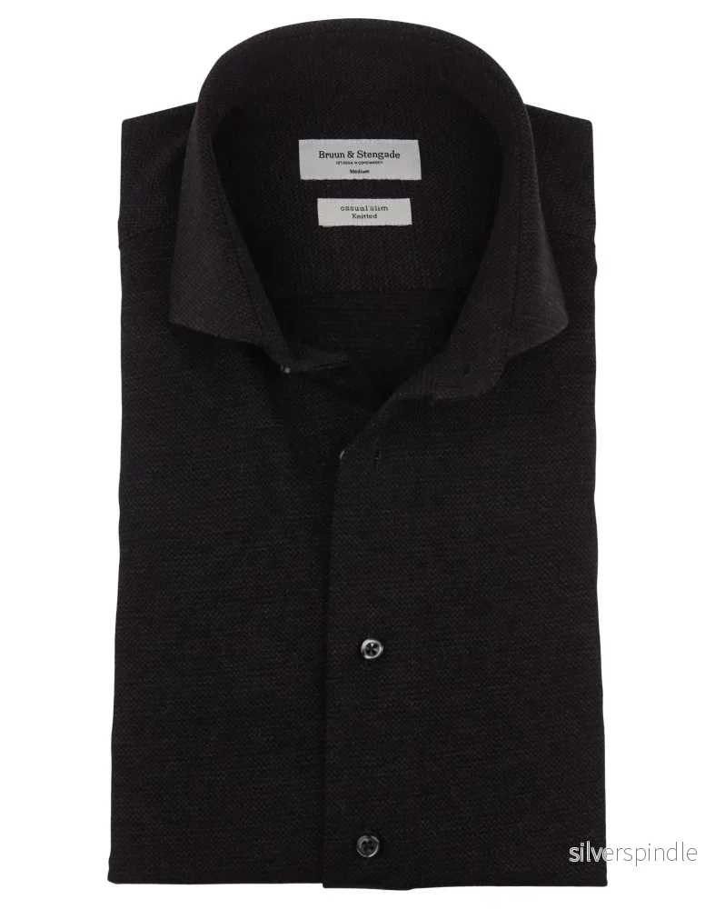 BS Kruijswijk Slim Fit Skjorta – Charcoal