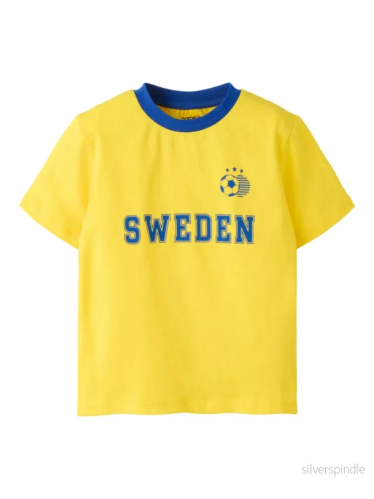 Jamie Sverige Fotbolls T-shirt Jamie Sverige Fotbolls T-shirt