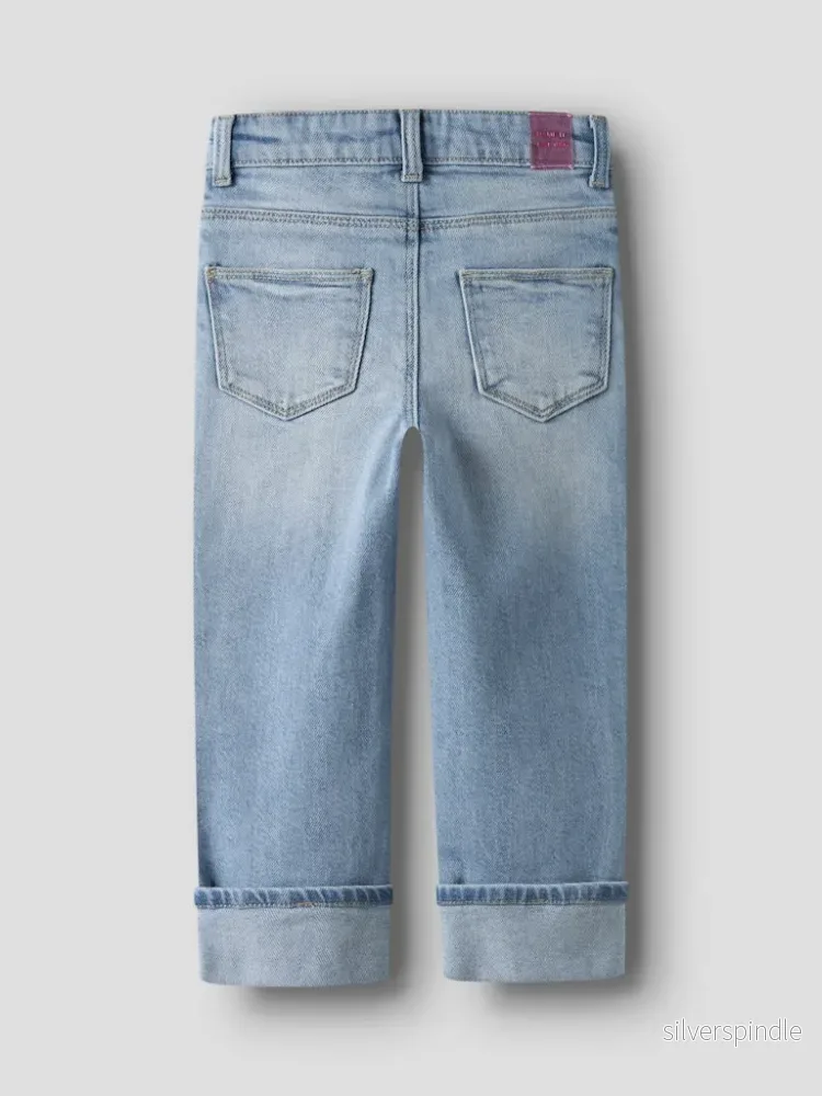 Regular Jeans Uppvikta - Bild 3