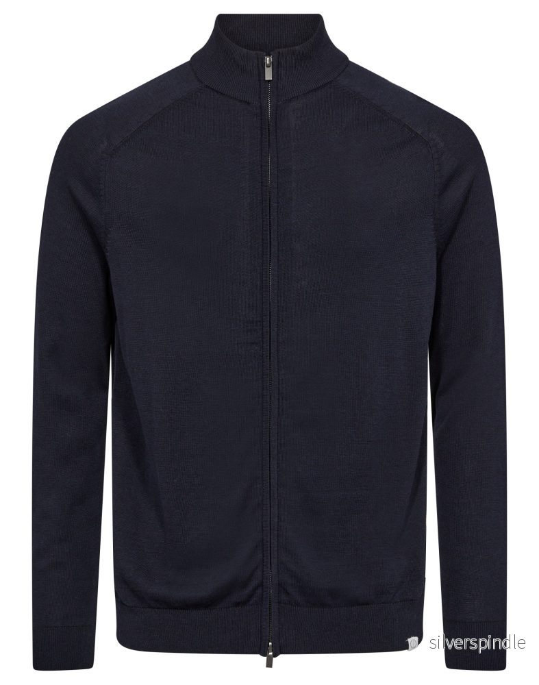 BS Oluf Regular Fit Stickat - Navy