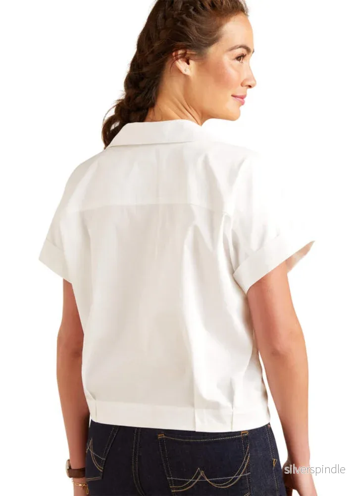 Ariat Brookside SS Shirt White - Bild 3