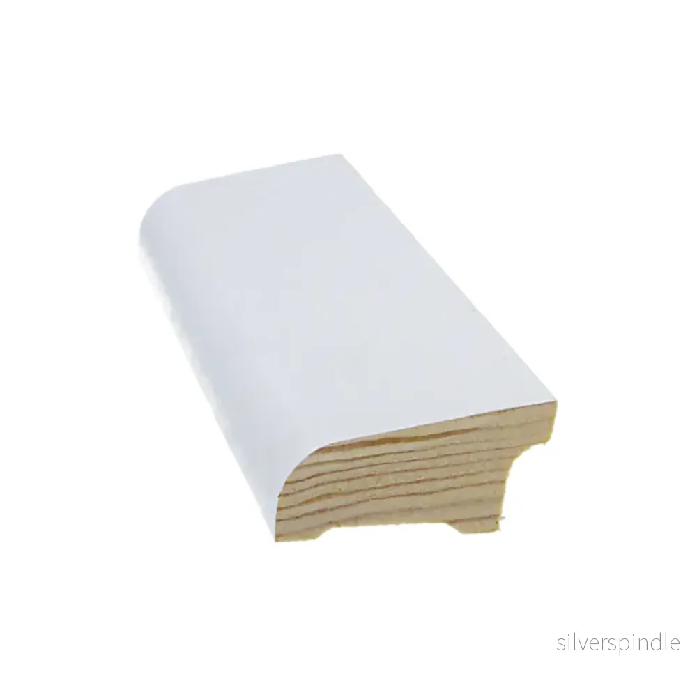 Golvlist 21x45x3300, Furu, Vit