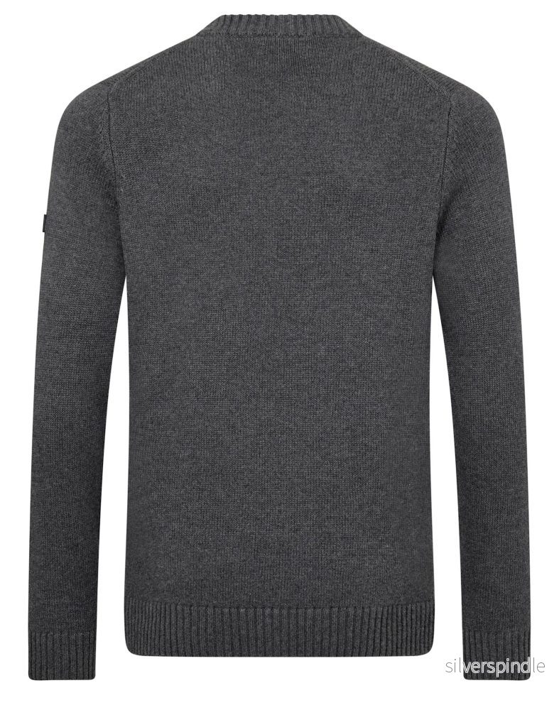 BS Rapa Regular Fit Stickat - Grey - Bild 2