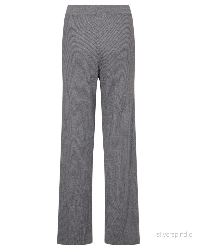 BS Agathe Regular Fit Byxor - Grey - Bild 2