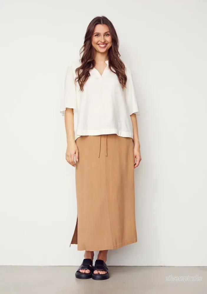 Ane s/s Blouse – Broken White Ane s/s Blouse – Broken White