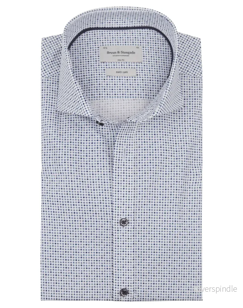 BS Wayne Slim Fit Skjorta – White