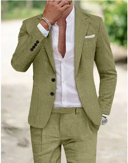 Liam | Elegant Lätt Herrsommarkostym med Struktur Liam | Elegant Lätt Herrsommarkostym med Struktur