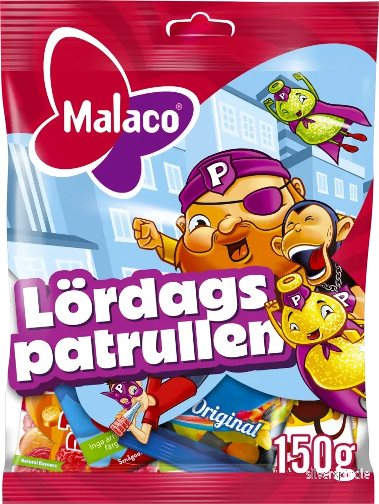 Malaco Lördagspatrullen 16x150g