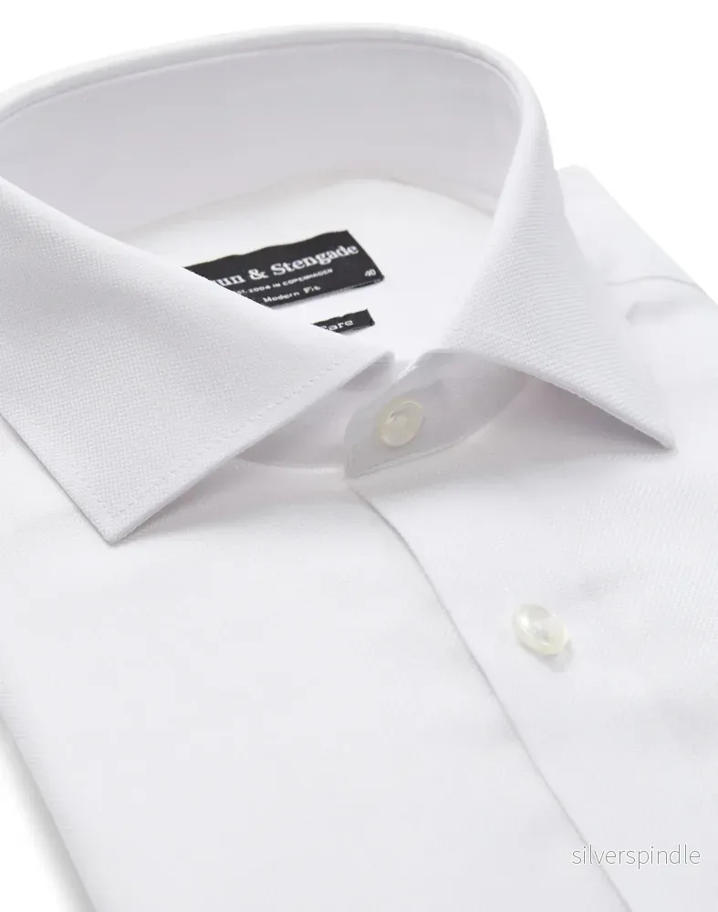 BS Benjamin Modern Fit Skjorta - White - Bild 2