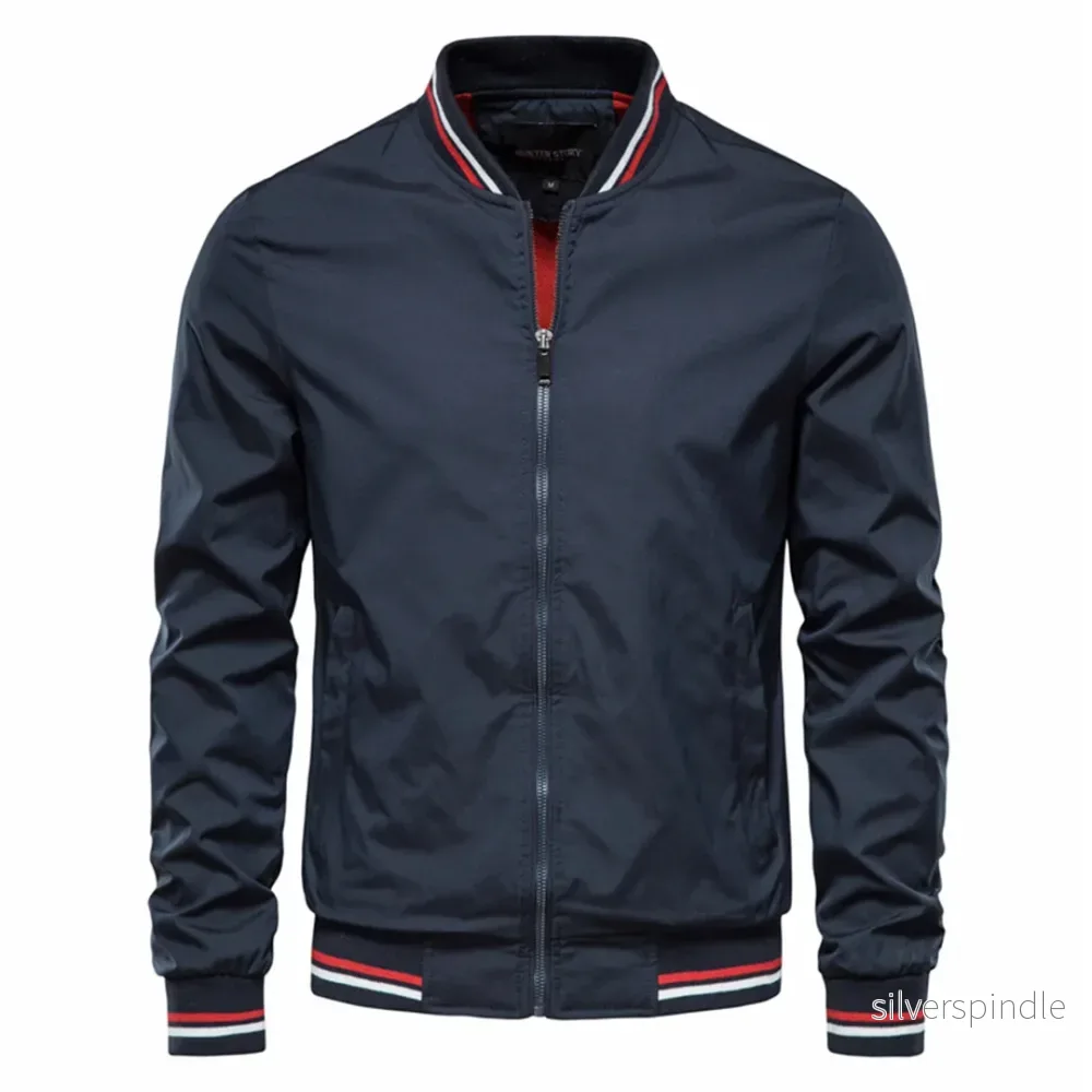 Klassisk Bomberjacka för Män med Vindtät och Vattentät Design | Modern Stil för Mångsidig Användning - Bild 3