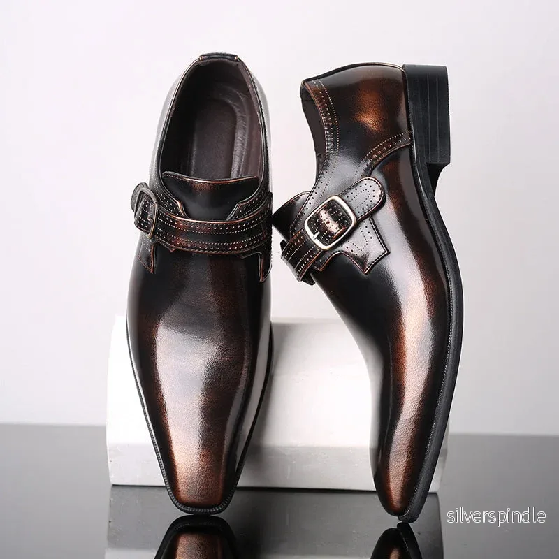 Elegant Monk Strap Skor för Män med Polerad Finish | Tidlös Design för Formella Tillfällen Elegant Monk Strap Skor för Män med Polerad Finish | Tidlös Design för Formella Tillfällen