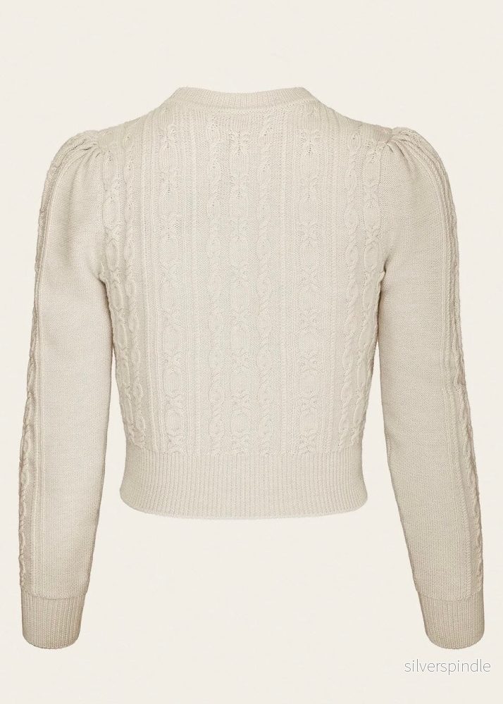 Ice Skater Cardigan - Antique white - Bild 3