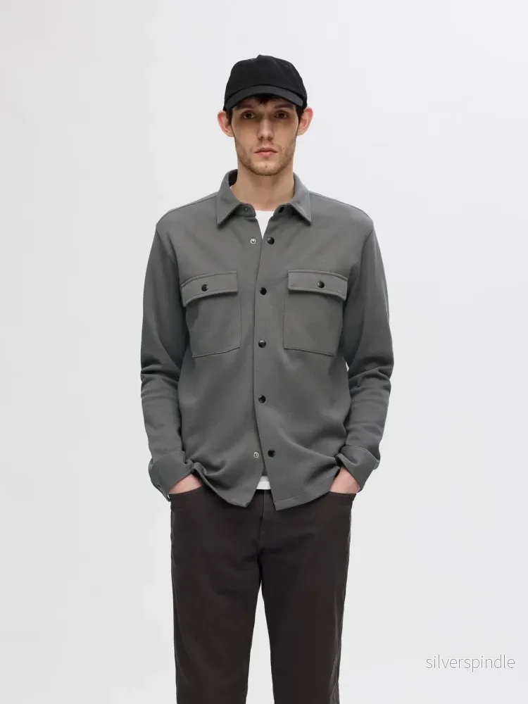 JACKIE OVERSHIRT GRANITE GREY JACKIE OVERSHIRT GRANITE GREY