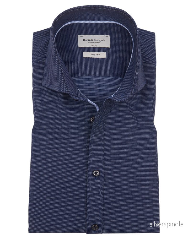 BS Winston Slim Fit Skjorta – Blå