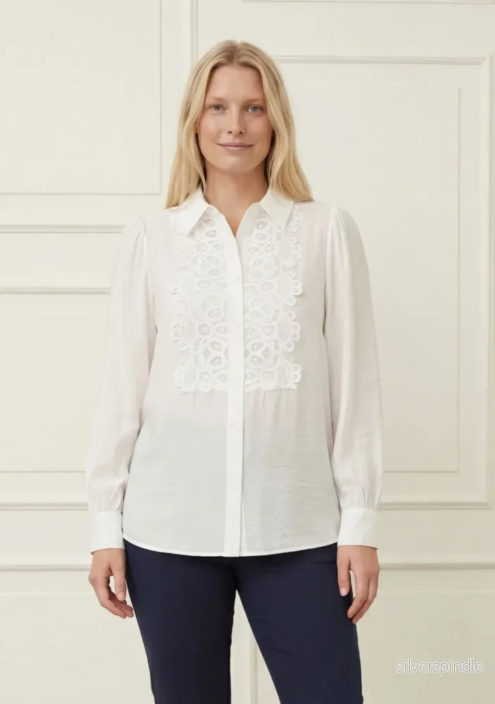 Lotus Shirt - Broken White - Bild 2