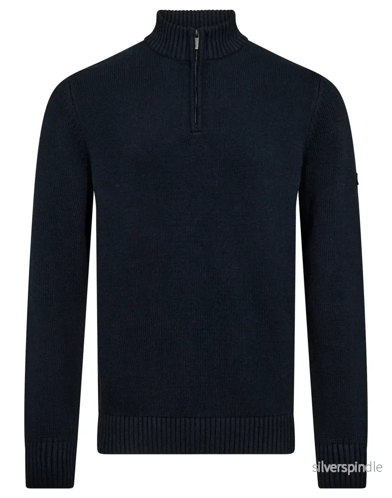 BS Stian Regular Fit Stickat – Navy BS Stian Regular Fit Stickat – Navy