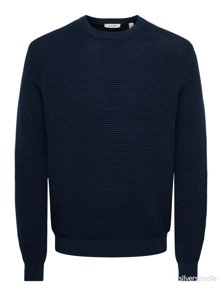 RON CREW KNIT DARK SAPPHIRE RON CREW KNIT DARK SAPPHIRE