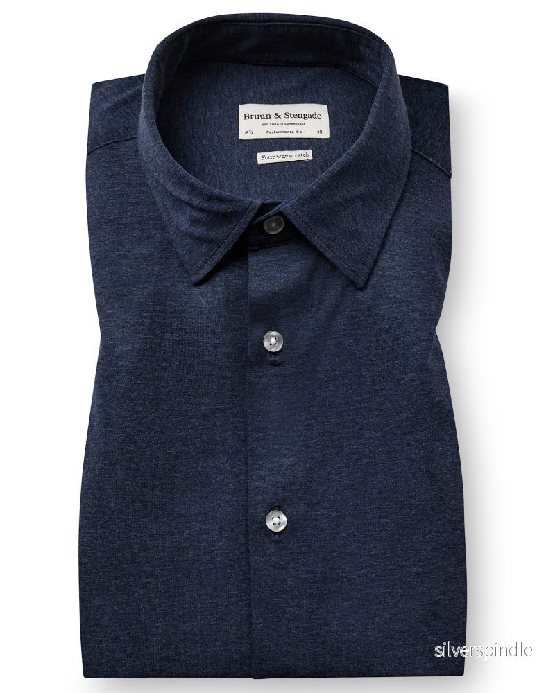 BS Nava Performance Fit Skjorta - Navy