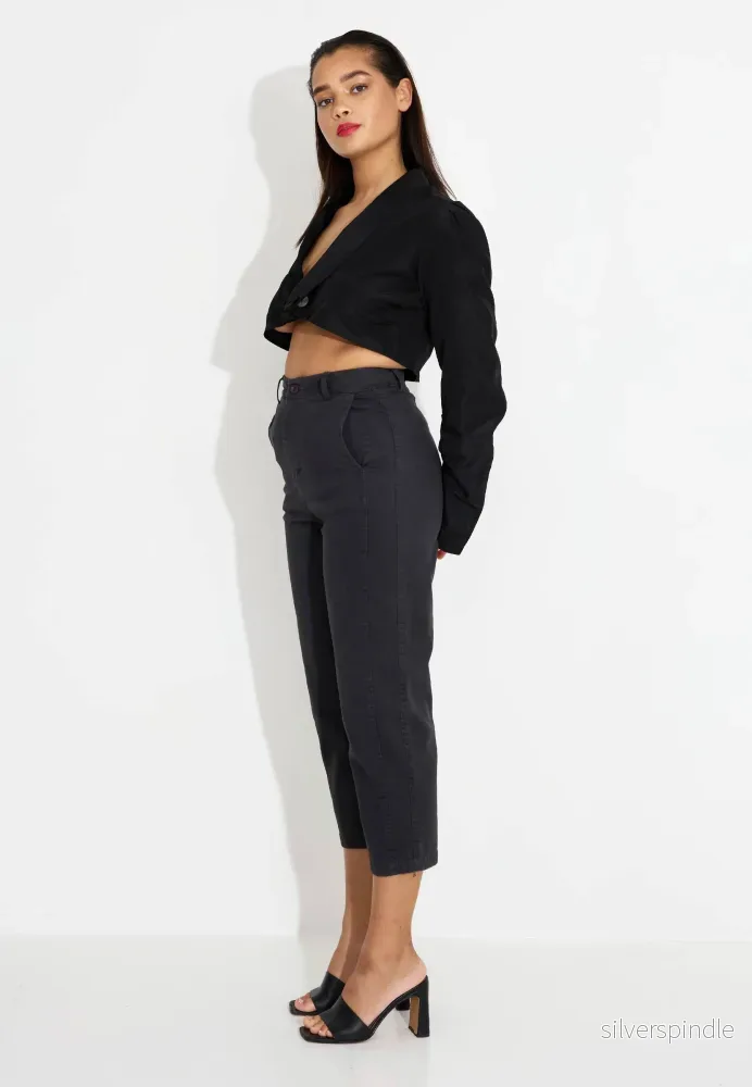 TAFFETA LIONA - Svart