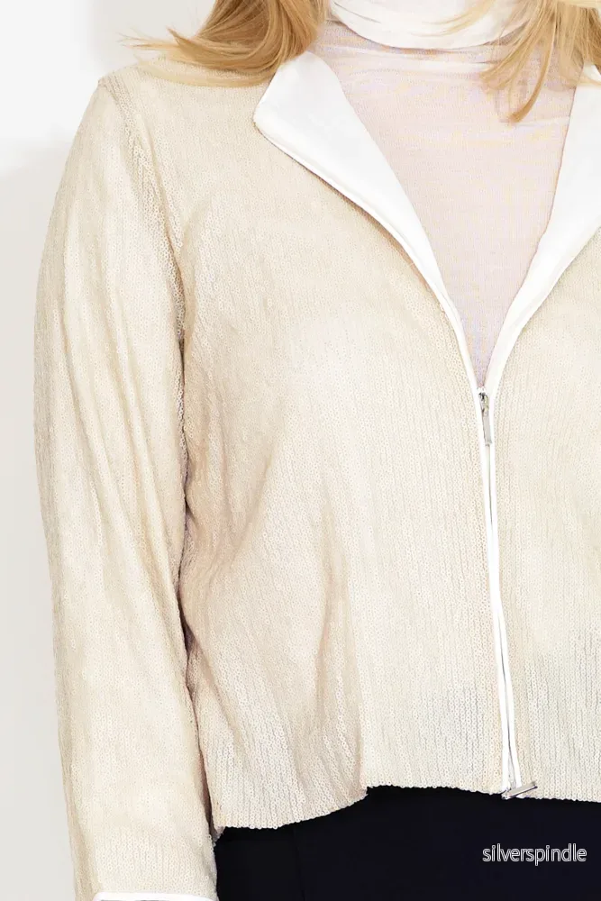 JACKET PALJETT - beige - Bild 2