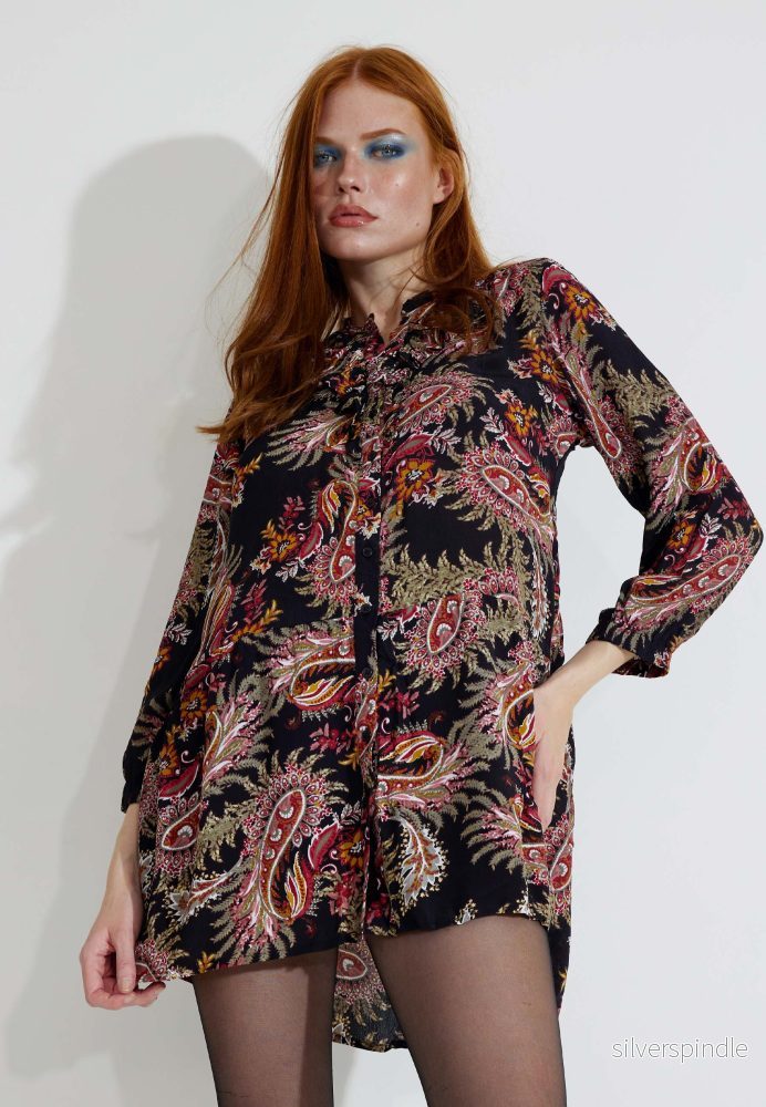 PAISLEY TUNIKA - Blk print - Bild 3