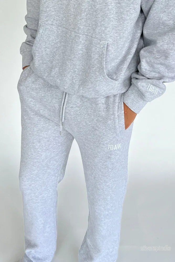 Light Grey Melange Sweatpants