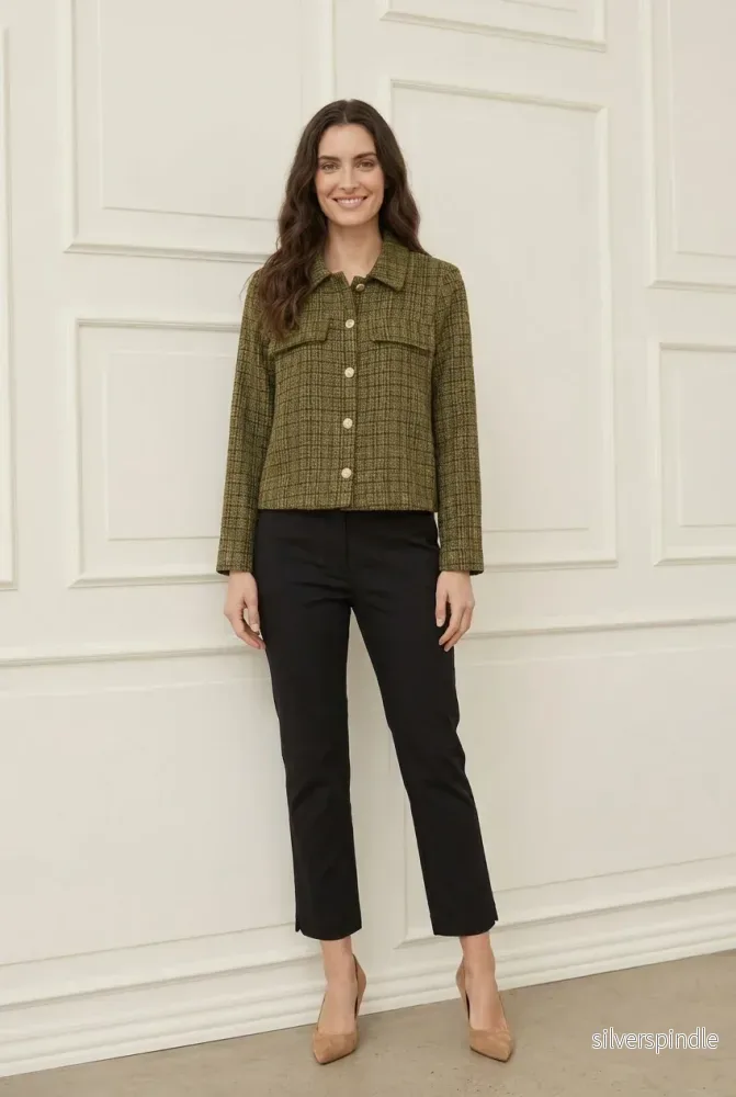 Chia Blazer – Khaki Mix Chia Blazer – Khaki Mix