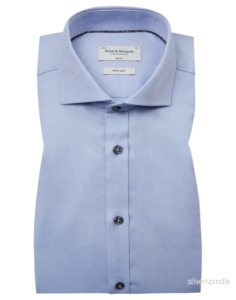 BS Antoine Slim Fit Skjorta – Blå BS Antoine Slim Fit Skjorta – Blå