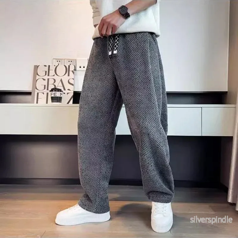 Ethan | Textured Casual Straight Leg Trousers for Men Ethan | Textured Casual Straight Leg Trousers for Men