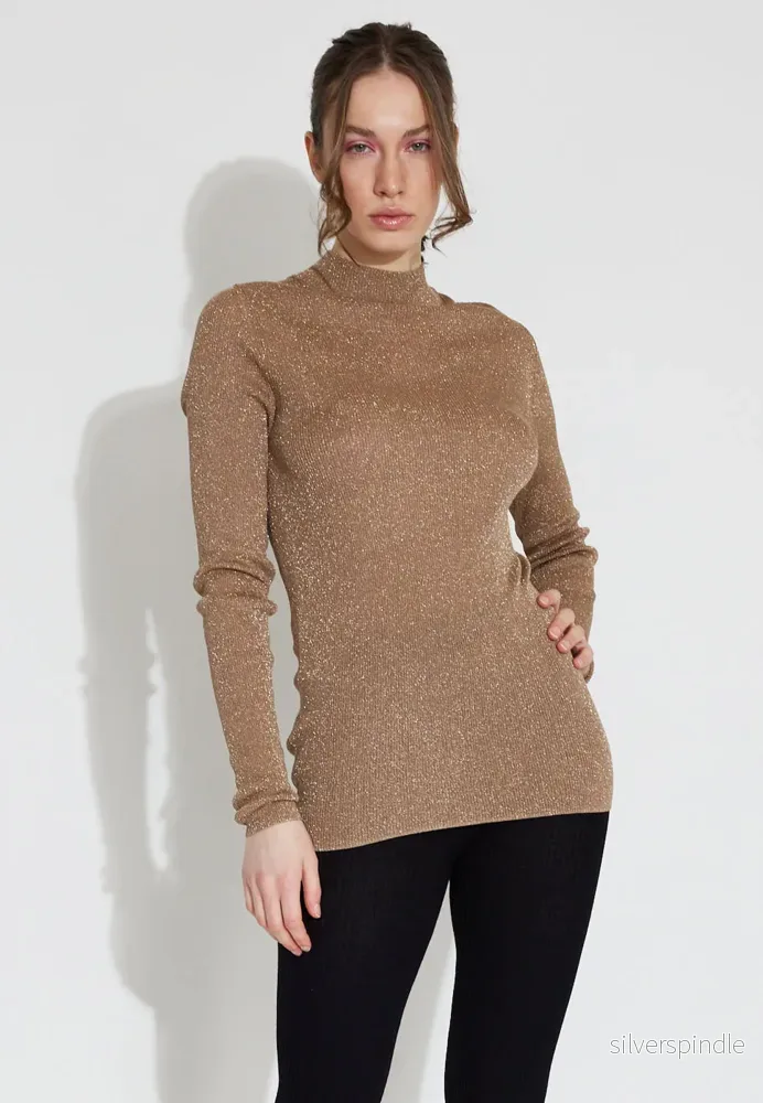 SWEATER MAGLIA 00569 – guld SWEATER MAGLIA 00569 – guld