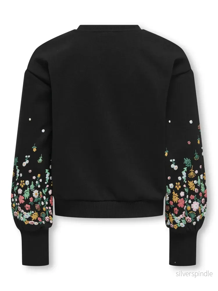 Brooke Sweatshirt Med Blommiga Ärmar - Bild 3