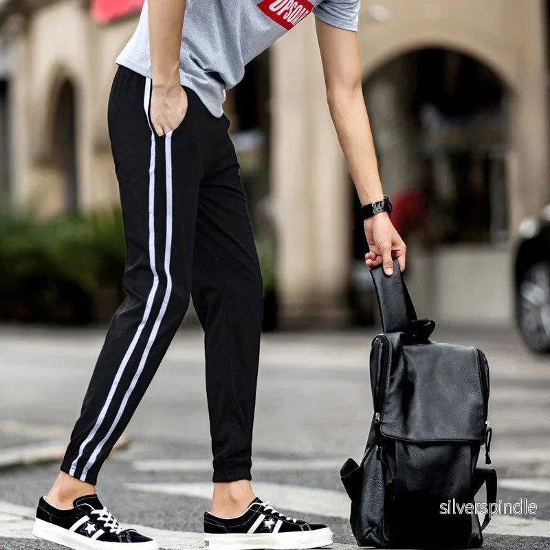 Ethan | Slim Fit Croppade Joggerbyxor för Vår och Sommar - Bild 2