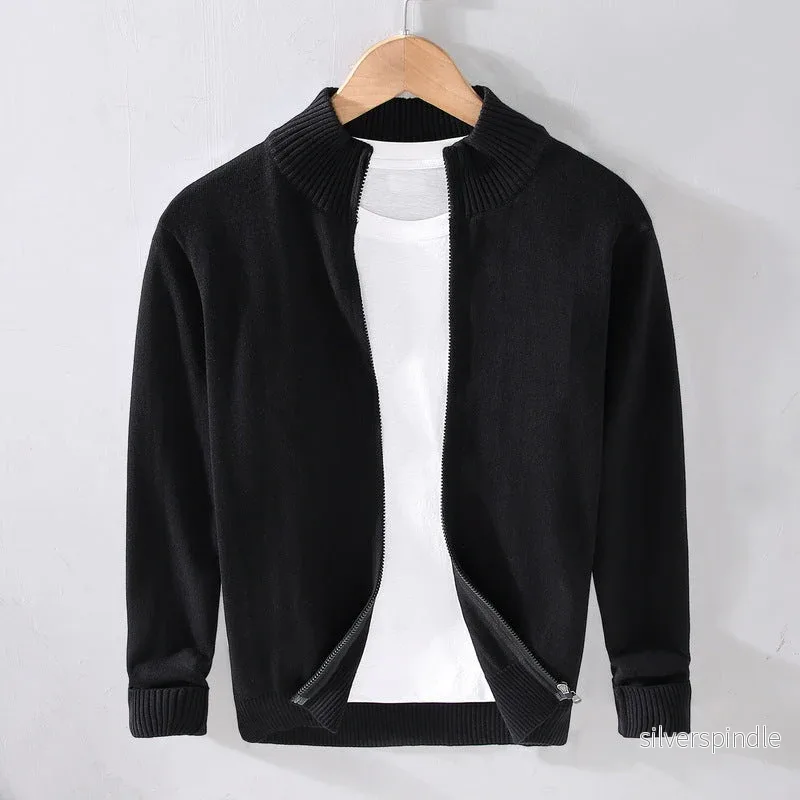 Ethan | Elegant Slim Fit Kofta med Knappstängning - Bild 2