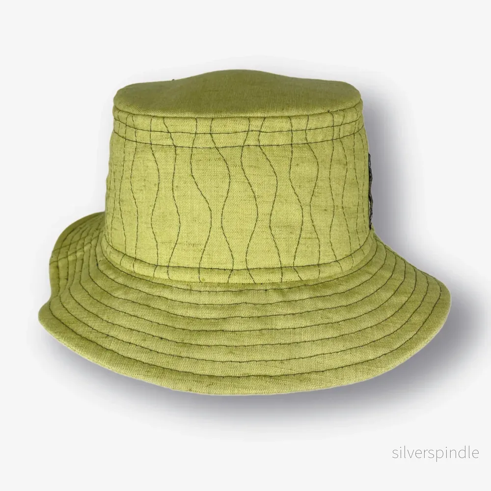 Bucket Hat Ljusgrönt Linne - Remake - Bild 3