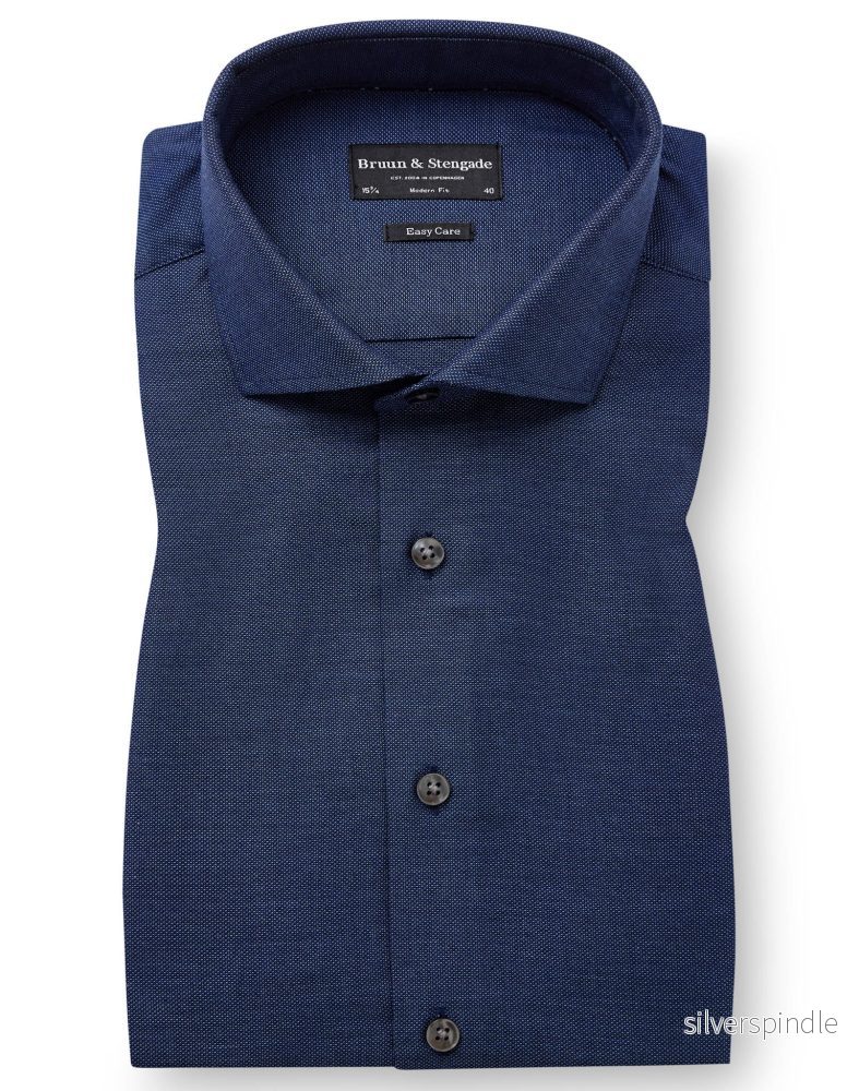 BS Haumann Modern Fit Skjorta – Navy