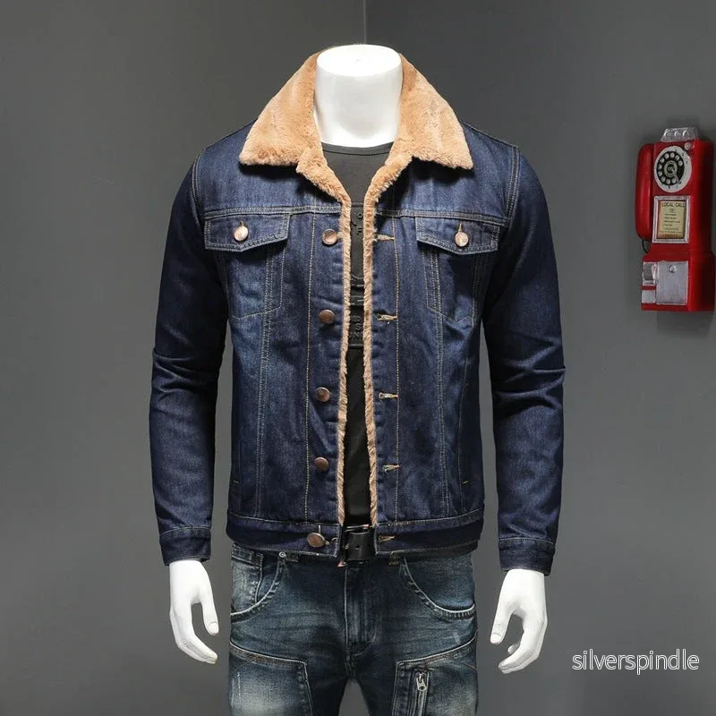 Oliver | Slim Fleece-Lined Vinterjacka i Denim för Dam Oliver | Slim Fleece-Lined Vinterjacka i Denim för Dam
