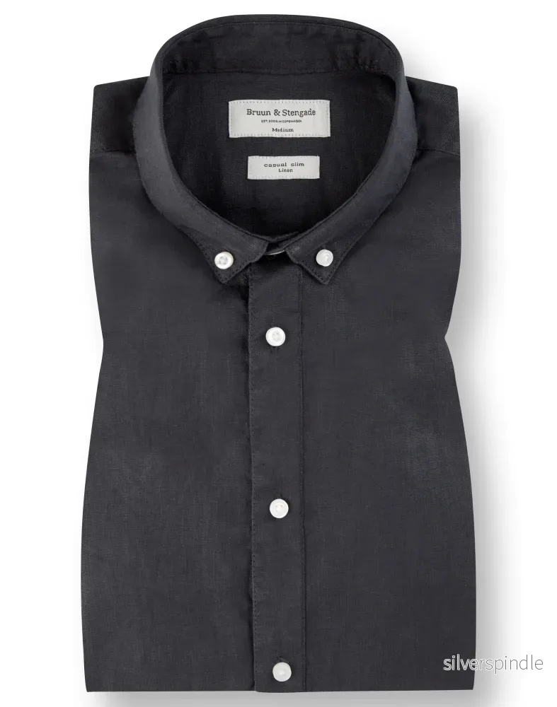 BS Chiba Slim Fit Skjorta Svart BS Chiba Slim Fit Skjorta Svart