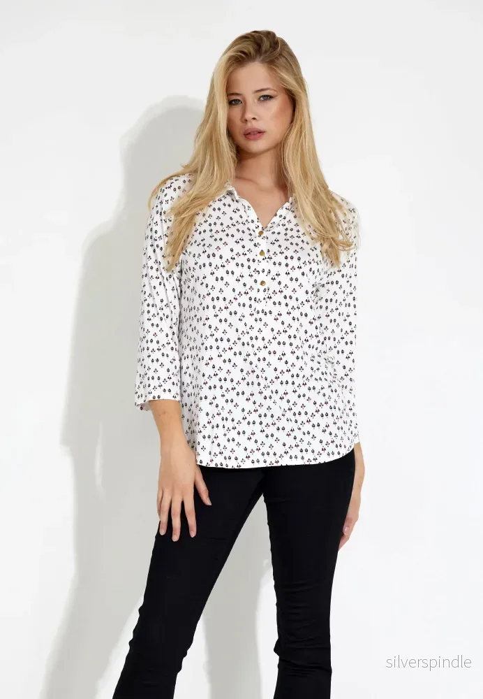 ANNIE TOPP – Blk print ANNIE TOPP – Blk print