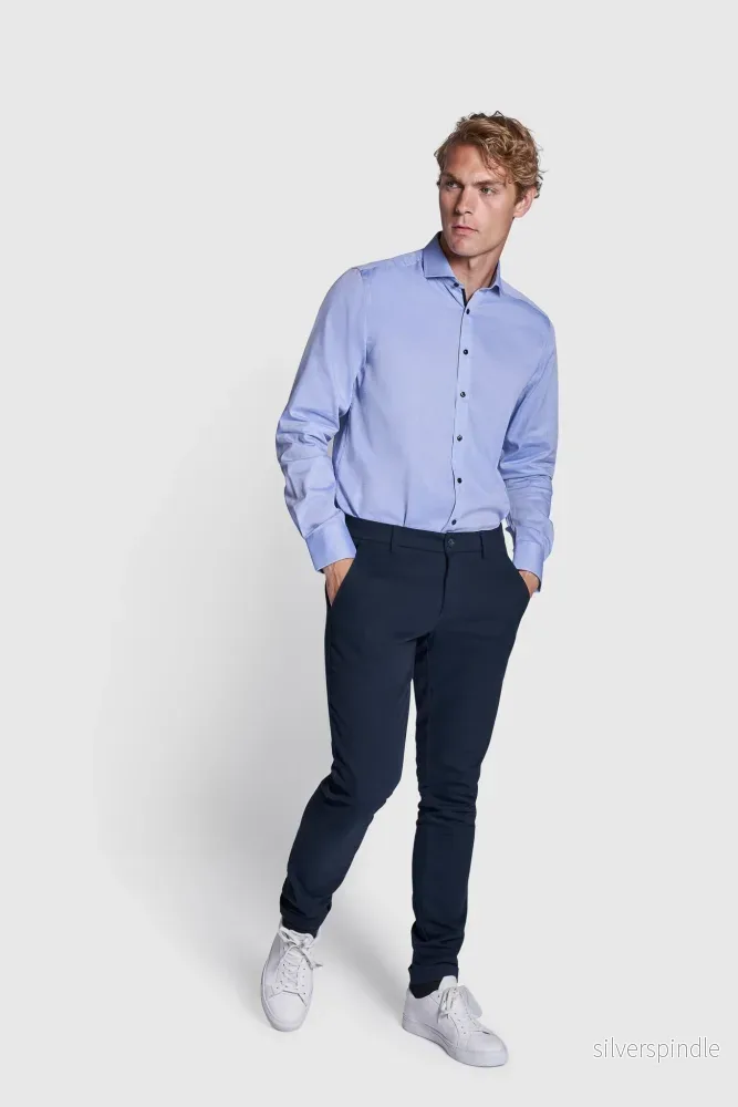 BS Origi Modern Fit Skjorta - Blue - Bild 3