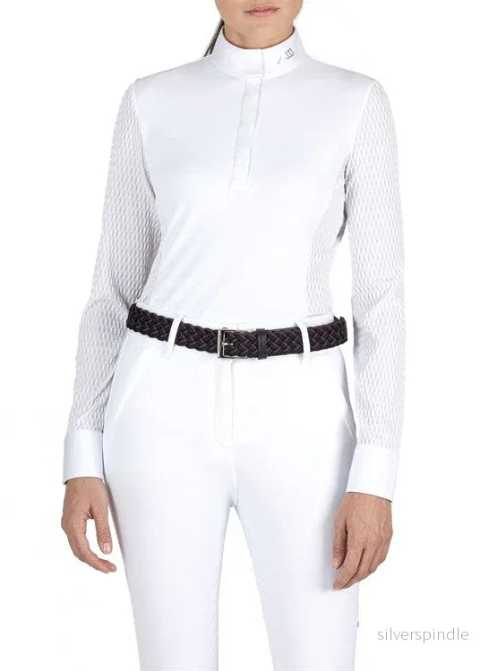 Equiline Catic Competition Long Sleeve White Equiline Catic Competition Long Sleeve White