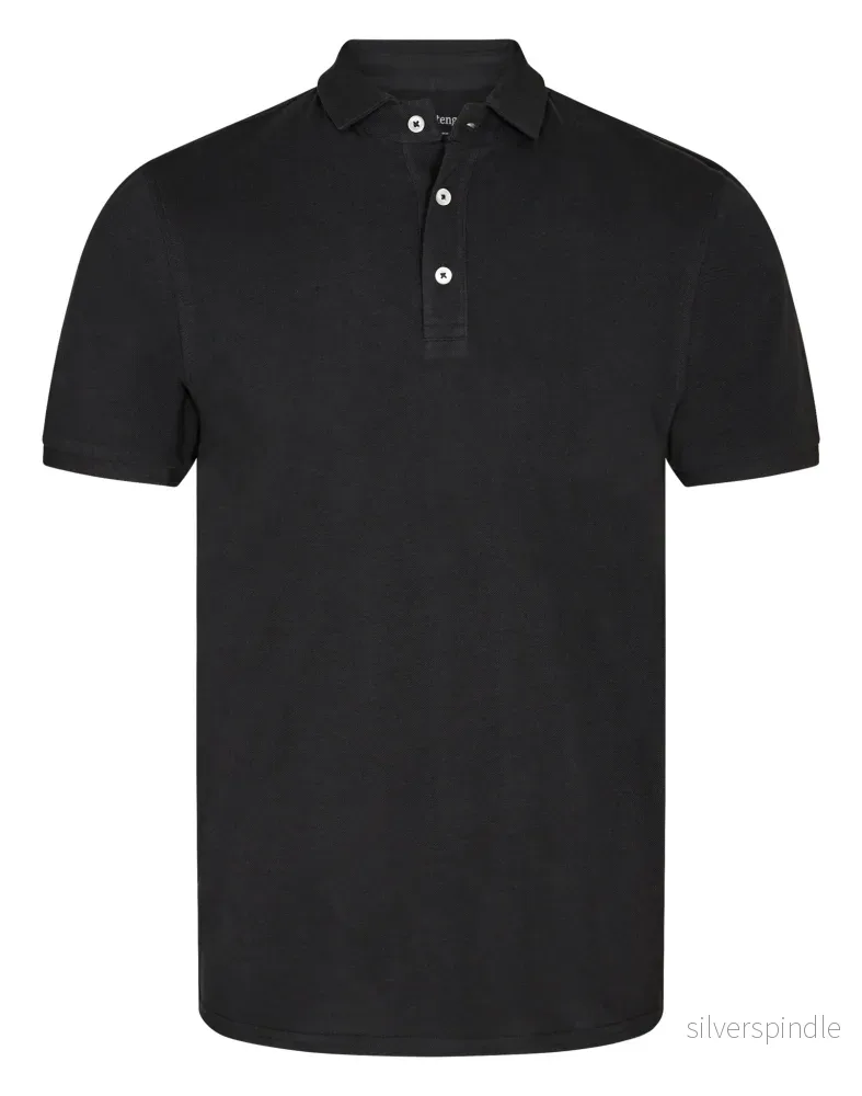 BS Monir Regular Fit Piké - Black